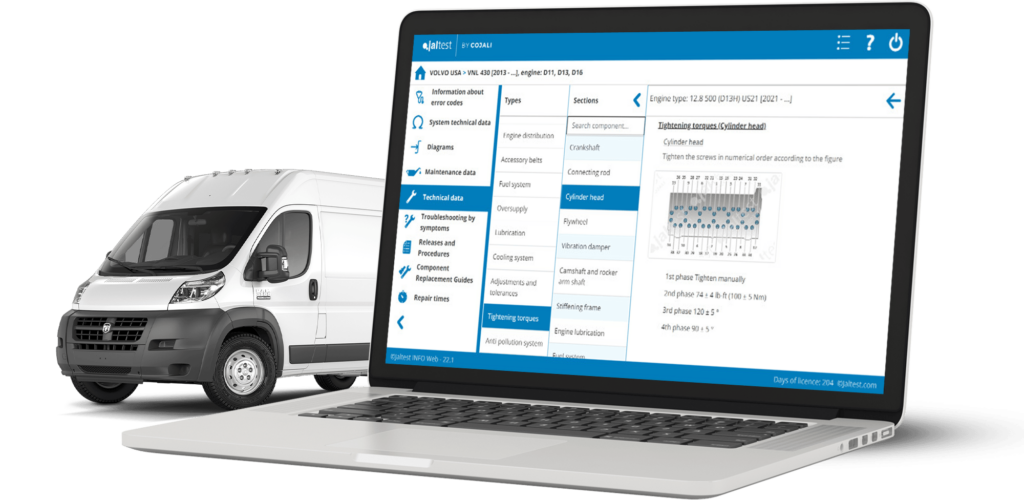 Diagnostics light commercial vehicles