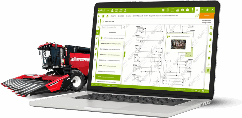 Diagnostics and repair of elf-propelled & Trailing implement