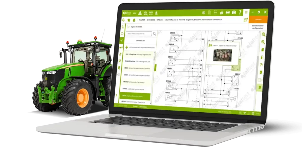 Diagnostics and repair of tractors