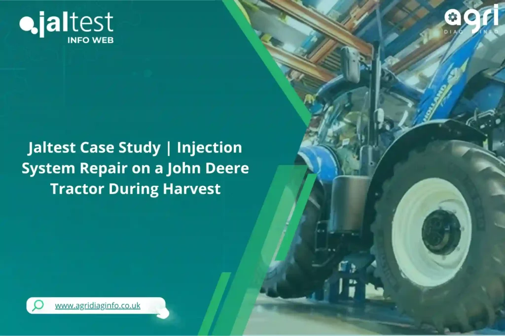 John Deere injection system repair with Jaltest AGV