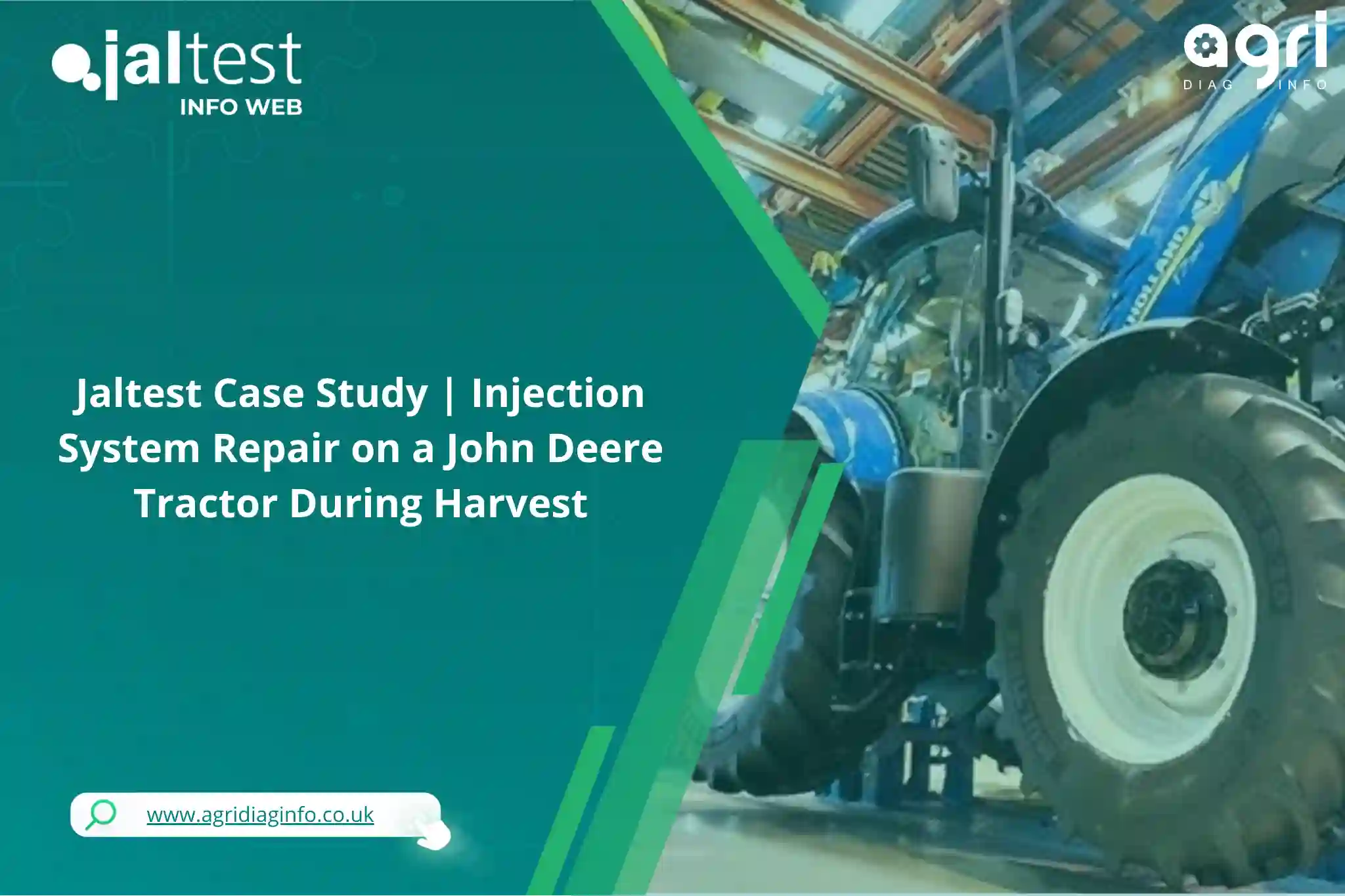 John Deere injection system repair with Jaltest AGV